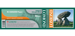 Широкоформатная матовая бумага 24 (610мм)x30м 140 г/м2 (2081)