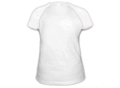 Футболка женская белая RDM Sport Polyester T-Shirts для сублимации.XS (очень маленькая)
