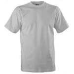 Описание для мужской светло - серой футболки под сублимацию