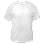 Футболка мужская белая RDM Sport Polyester T-Shirts с белым воротом и белыми рукавами для сублимации.L