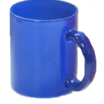 Кружка хамелеон стекло синяя Кружка хамелеон стекло синяя