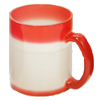 Кружка хамелеон стекло красная Кружка хамелеон стекло красная