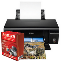Струйный принтер Epson P50 + комплект СНПЧ (Система непрерывной подачи чернил)