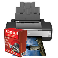 Струйный принтер Epson 1410 + комплект СНПЧ (Система непрерывной подачи чернил)