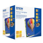 Фотобумага Epson Premium Semigloss Photo Paper. Формат А4, 10 x 15, 210 мм x 10 м, 100 мм x 10 м