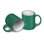 Кружка 
хамелеон зелёная
меняющая цвет под сублимацию