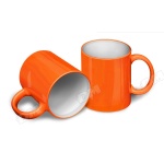 Кружка 
хамелеон
оранжевая под сублимацию