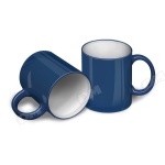 Кружка 
хамелеон синяя
меняющая цвет под сублимацию