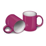 Кружка 
хамелеон фуксия
меняющая цвет под сублимацию