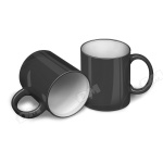 Кружка 
хамелеон чёрная
меняющая цвет под сублимацию