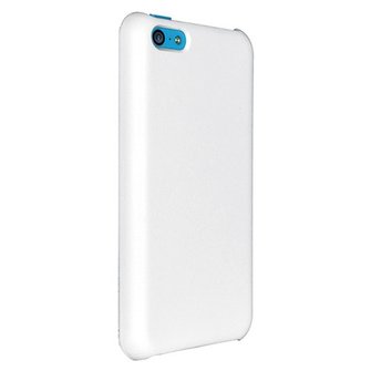 Пластиковый чехол 3D для iPhone 5C белый глянец