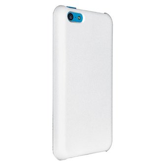 Пластиковый чехол 3D для iPhone 5C белый матовый