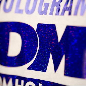 Пленка PROFI FLEX Hologram (DMHOL-09) Royal Blue, 1м
