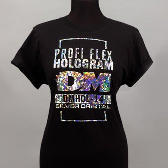 Пленка PROFI FLEX Hologram (DMHOL-14) Silver (Crystal), 1м