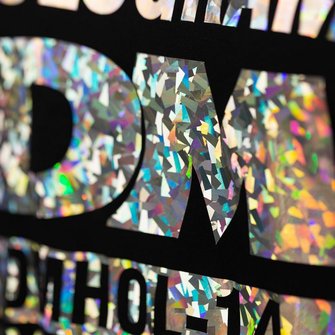 Пленка PROFI FLEX Hologram (DMHOL-14) Silver (Crystal), 1м