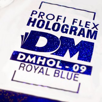 Пленка PROFI FLEX Hologram (DMHOL-09) Royal Blue, 1м