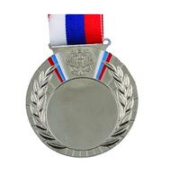 Медаль MD Rus80 серебро, с лентой (под вкладыш 50мм)