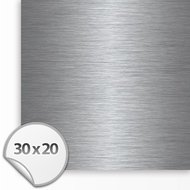 300x200 Алюминий сублим. brushed silver (SA200)