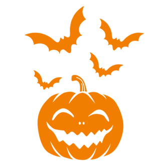 Макет для футболки "Добрая тыква"