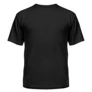 Футболка Мужская Черная ХЛОПОК PROMO 160grm