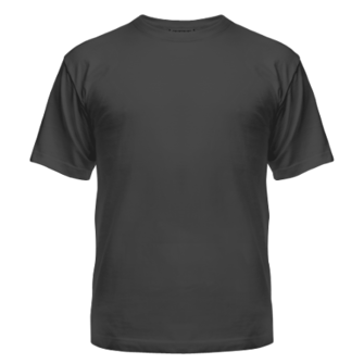 Футболка базовая, ЧЕРНАЯ, Хлопок премиум 180гр