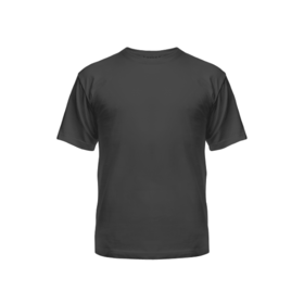 Футболка детская, ЧЕРНАЯ, Хлопок премиум 180гр