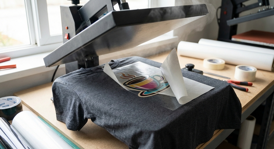 Термотрансферная печать с использованием бумаги или виниловой пленки