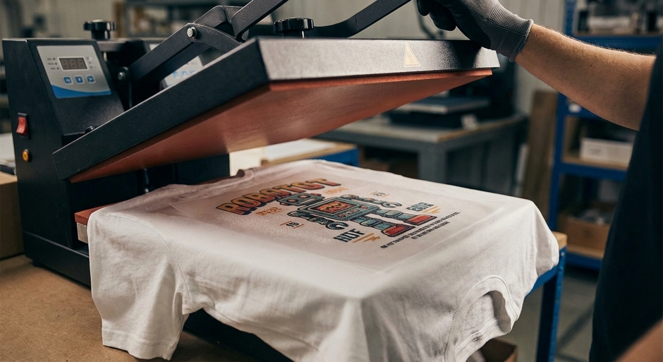 DTF-печать: прямой перенос изображения с пленки на текстиль