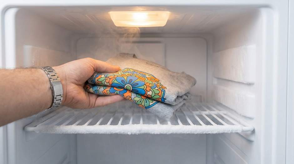 Футболка с DTF-печатью в морозильной камере &mdash; метод заморозки для снятия принта